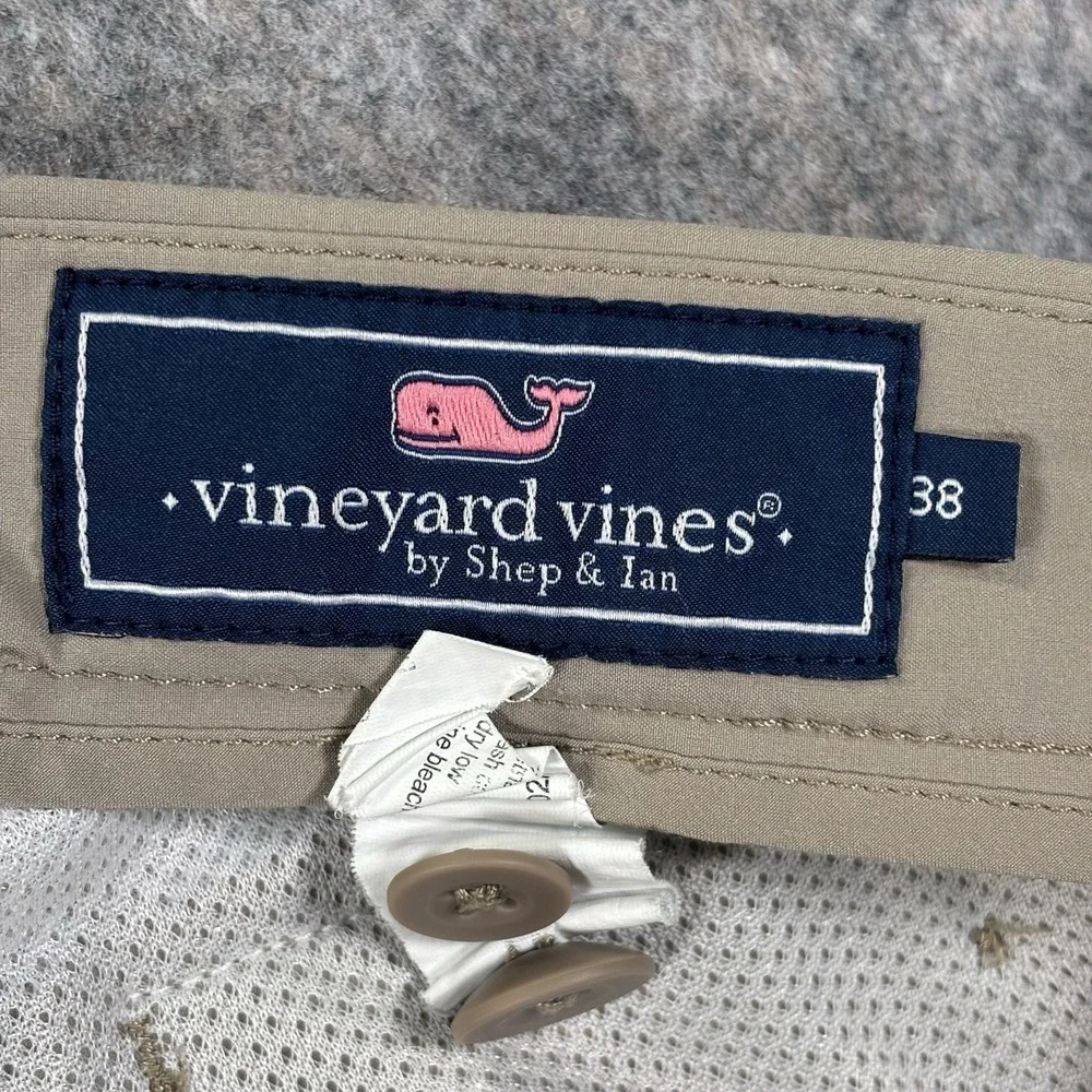 Vineyard Vines Men's Shorts 38 Khaki Performance Breaker Short Golf‎ Chino